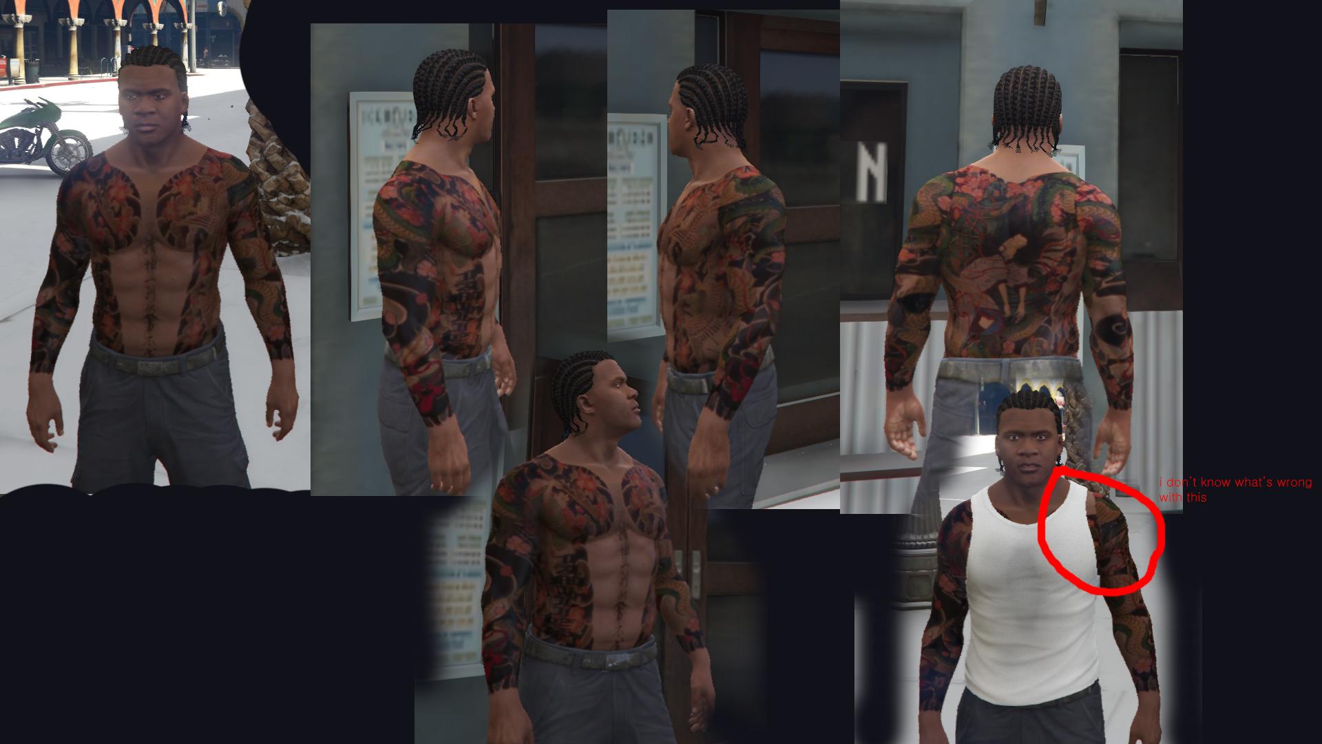 Franklins Irezumi Gta5 2248